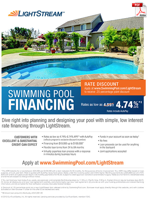 Swimmingpool Financing Options