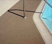 Cool Decking (colored and textured concrete surface)